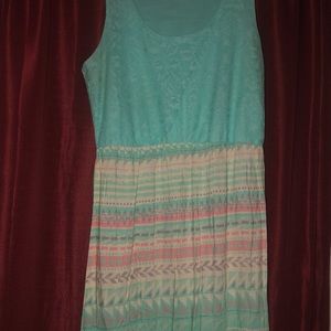 Just be Aqua colored XL maxi dress